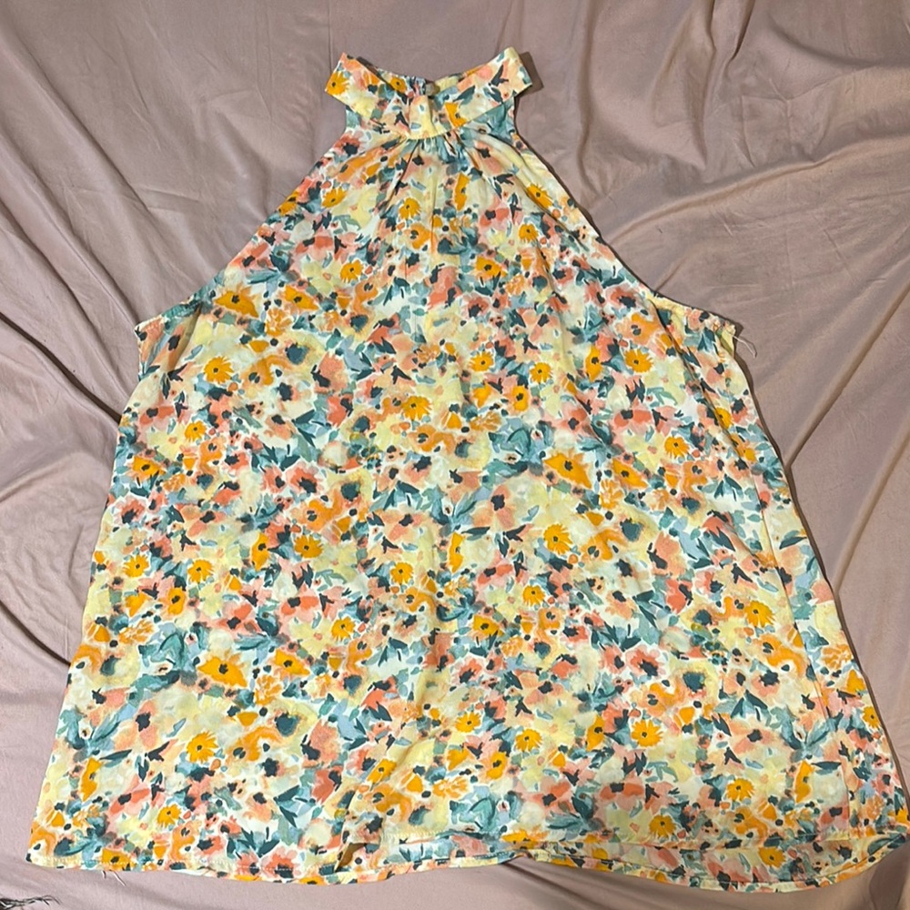 Floral Halter Neck Top
